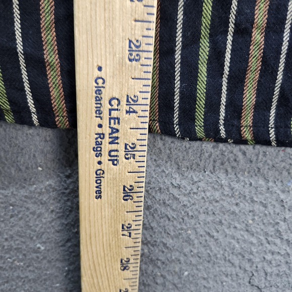 Ivy Jane Blouse Womens Medium Black Striped Embroidered Boho Peasant Tunic Top - Picture 4 of 6